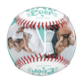 Kundenspezifischer Niedlicher Bonus Vater 4 Foto & Baseball (Vorderseite)