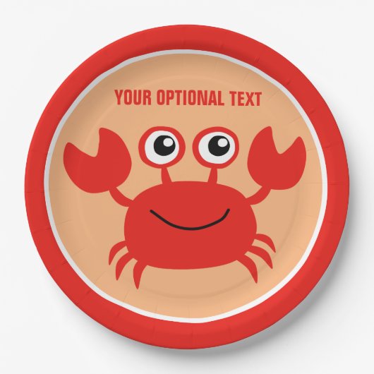 Kundenspezifischer PapierTeller der glücklichen (Vorderseite)