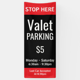 Kundenspezifischer Parkservice Banner