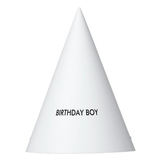 Kundenspezifischer Partyhut (Vorderseite)