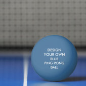 Kundenspezifischer personalisierter BLAUER Ping Tischtennisball (Netto)