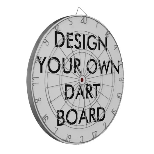 Kundenspezifischer personalisierter dartscheibe (Vorderseite Links)