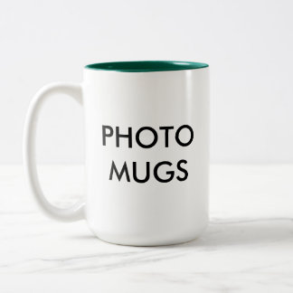 Kundenspezifischer personalisierter Foto Zwei-Ton Zweifarbige Tasse