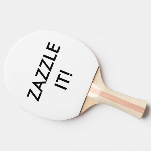 Kundenspezifischer personalisierter freier Raum Tischtennis Schläger (Seitenansicht)