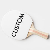 Kundenspezifischer personalisierter freier Raum Tischtennis Schläger (Seitenansicht)