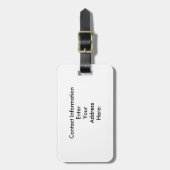 Kundenspezifischer personalisierter Gepäck-Umbau Gepäckanhänger (Vorderseite vertikal)