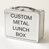 Kundenspezifischer personalisierter klassischer metall brotdose (Vorderseite)