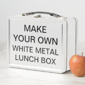 Kundenspezifischer personalisierter klassischer metall lunch box (Beispiel)