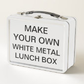 Kundenspezifischer personalisierter klassischer metall lunch box (Vorderseite)