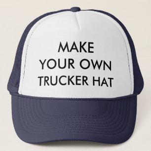 Kundenspezifischer personalisierter MARINE-BLAU-u. Truckerkappe