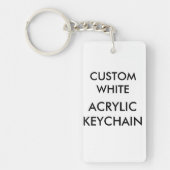 Kundenspezifischer personalisierter rechteckiger schlüsselanhänger (Vorderseite)