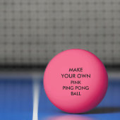 Kundenspezifischer personalisierter ROSA Ping Pong Tischtennisball (Netto)