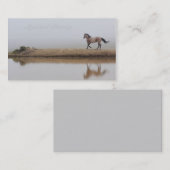 Kundenspezifischer Pferdebild-Hintergrund für Visitenkarte (Vorne/Hinten)