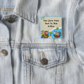 Kundenspezifischer Piraten-Party-Knopf Button (Beispiel)