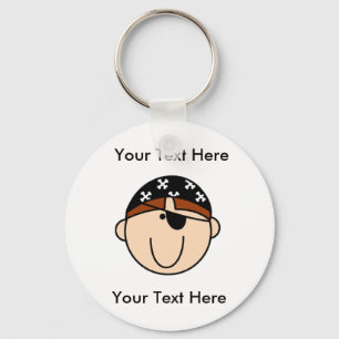 Kundenspezifischer Piraten-Rot-Schlüsselanhänger Schlüsselanhänger