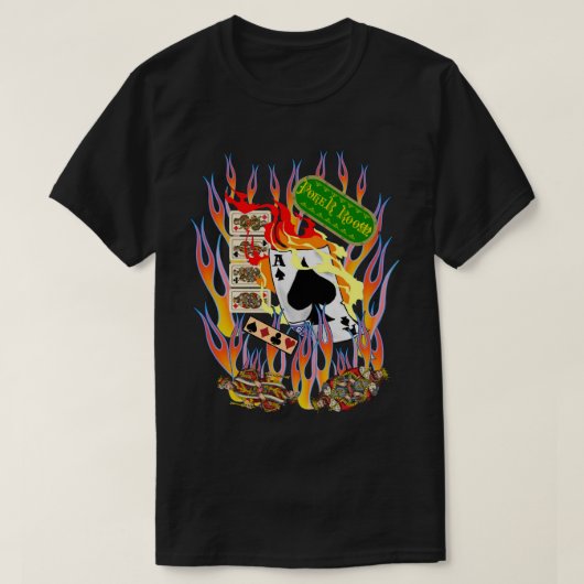 Kundenspezifischer Poker-Raum T-Shirt (Design vorne)
