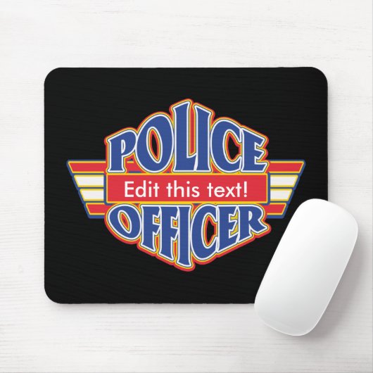 Kundenspezifischer Polizeibeamte Mousepad (Mit Mouse)