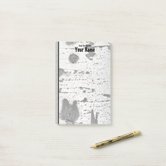 Kundenspezifischer Post-it Klebezettel (Auf Schreibtisch)