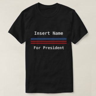 Kundenspezifischer Präsident T-Shirt