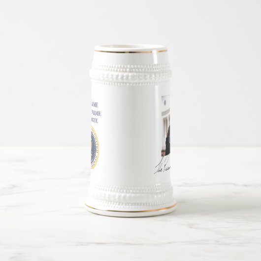 Kundenspezifischer PräsidentenStein Bierglas (Mittel)