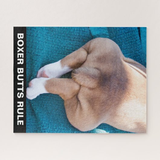 Kundenspezifischer Puzzle-Bild-Boxer-Hintern Puzzle (Horizontal)