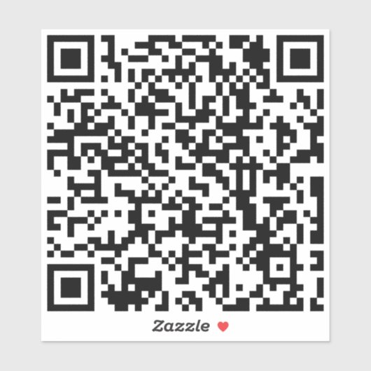 Kundenspezifischer QR-Code Aufkleber (Blatt)
