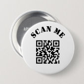 Kundenspezifischer QR-Code Button (Vorne & Hinten)