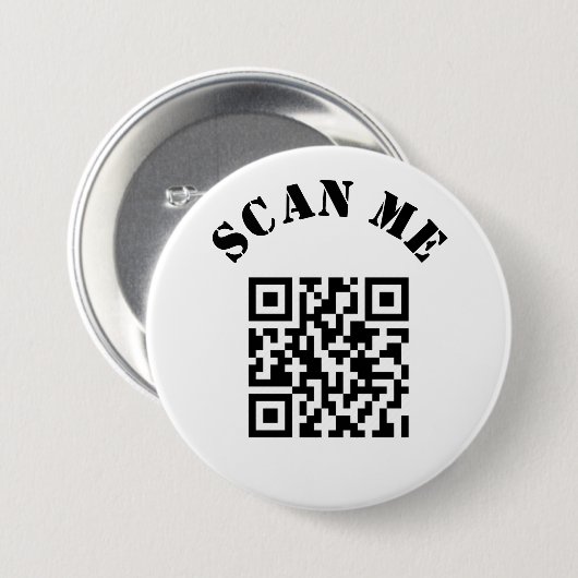 Kundenspezifischer QR-Code Button (Vorne & Hinten)