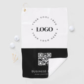 Kundenspezifischer QR-Code für Business-Logos und Golfhandtuch (Insitu)