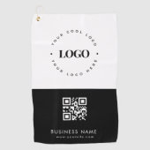 Kundenspezifischer QR-Code für Business-Logos und Golfhandtuch (Vorderseite)