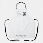 Kundenspezifischer QR-Code für Business-Logos und  Schürze (Vorderseite)