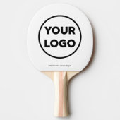 Kundenspezifischer QR-Code für Unternehmen und Tex Tischtennis Schläger (Vorderseite)