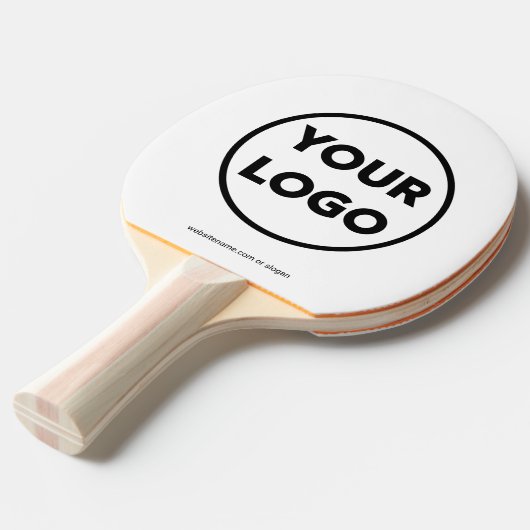 Kundenspezifischer QR-Code für Unternehmen und Tex Tischtennis Schläger (Vorderseite)