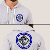 Kundenspezifischer QR-Code (Scan Me) Hoodie