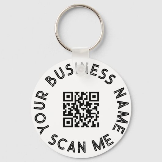 Kundenspezifischer QR-Code Schlüsselanhänger (Vorderseite)