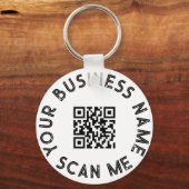 Kundenspezifischer QR-Code Schlüsselanhänger (Vorderseite)