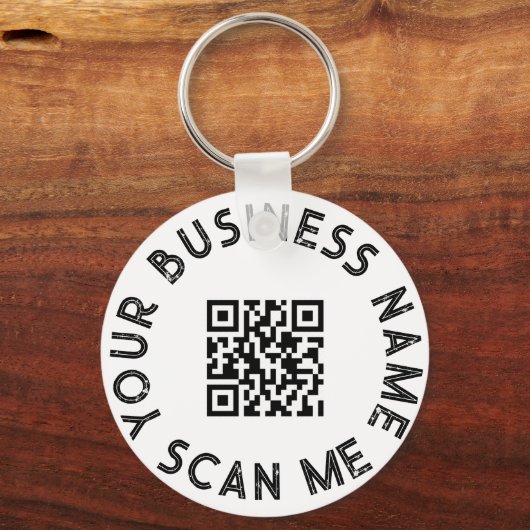 Kundenspezifischer QR-Code Schlüsselanhänger (Vorderseite)