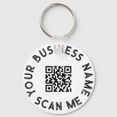 Kundenspezifischer QR-Code Schlüsselanhänger (Rückseite)