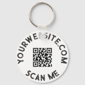 Kundenspezifischer QR-Code Schlüsselanhänger (Vorderseite)