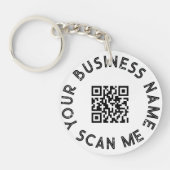 Kundenspezifischer QR-Code Schlüsselanhänger (Vorderseite)