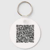 Kundenspezifischer QR-Code und Logo-Branding Schlüsselanhänger (Rückseite)