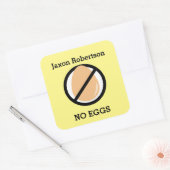 Kundenspezifischer Quadratischer Aufkleber (Umschlag)