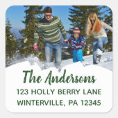 Kundenspezifischer Quadratischer Aufkleber (Vorderseite)