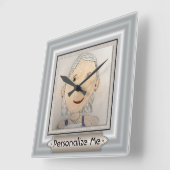 Kundenspezifischer Rahmen, zum Ihrer Kunst oder Quadratische Wanduhr (Winkel)