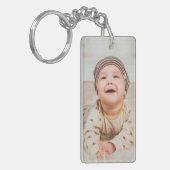 Kundenspezifischer Rechteck-Schlüsselanhänger Schlüsselanhänger (Vorderseite links)