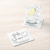 Kundenspezifischer Rechteckiger Pappuntersetzer (Vor Ort)