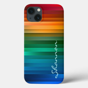 Kundenspezifischer Regenbogen-Band-Streifen Case-Mate iPhone Hülle