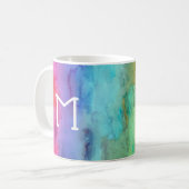 Kundenspezifischer Regenbogen Kaffeetasse (Vorderseite Links)