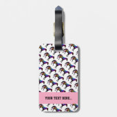 Kundenspezifischer Rennpferd-Gepäckanhänger Gepäckanhänger (Rückseite vertikal)