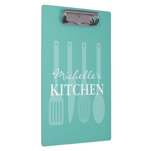 Kundenspezifischer Rezepthalter mit Kochgerätdruck Klemmbrett (Rechts)